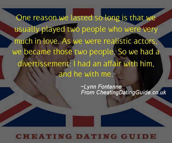 Cheating Quote - Lynn Fontanne - Cheating Stories quote image