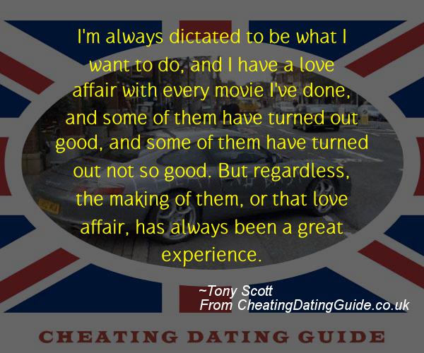 Cheating Quote - Tony Scott - Cheating Stories quote image