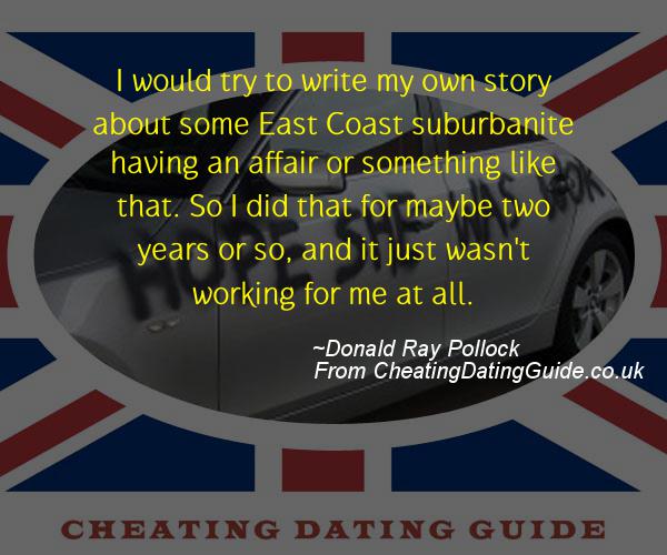 Cheating Quote - Donald Ray Pollock - Cheating Stories quote image