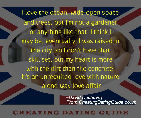 Cheating Quote - David Duchovny - Cheating Stories quote image