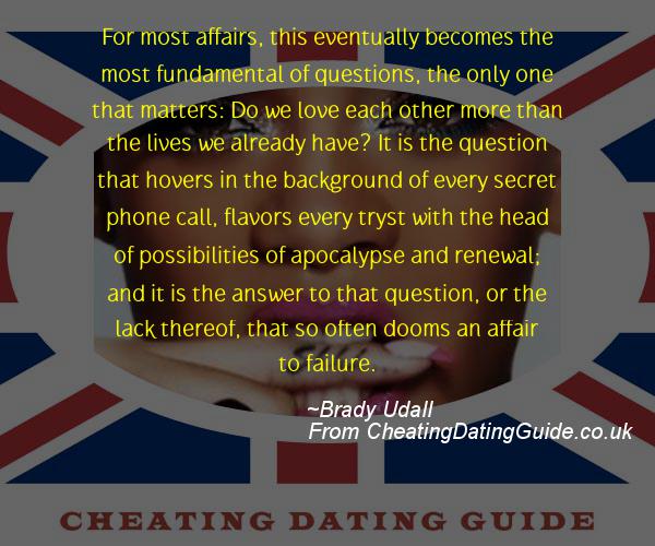 Cheating Quote - Brady Udall - Cheating Stories quote image