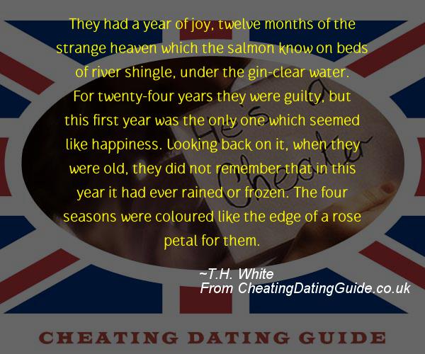 Cheating Quote - T.H. White - Cheating Stories quote image